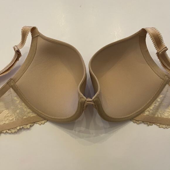 Wacoal Embrace Lace Push Up Bra 858191 Size 34D Lot of 2 Bundle Nude Cappuccino - Picture 5 of 15